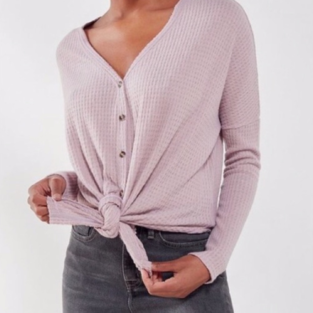 Urban Outfitters Jojo Thermal Long Sleeve